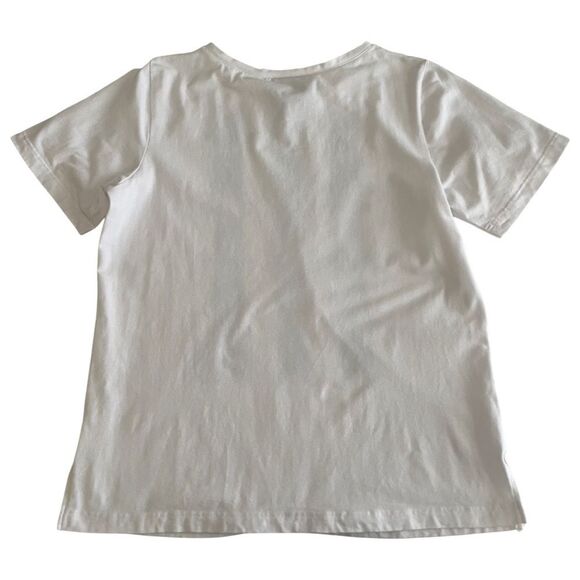 VINTAGE Bob Mackie Wearable Art Insect Print Tee White Size Medium - Picture 3 of 6